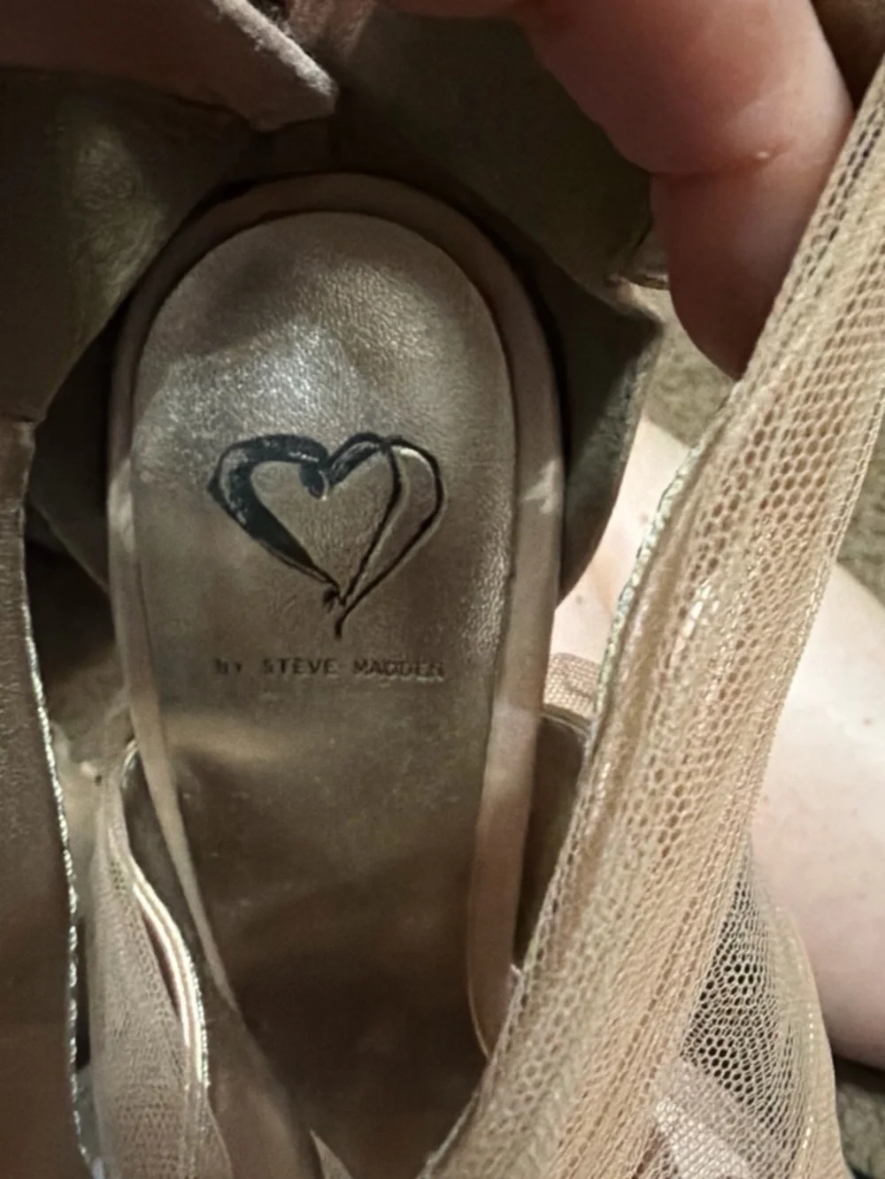 Steve Madden Blush Pink Sheer Knot Peep-Toe Heels